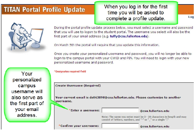 Portal Profile Update Portal Profile Update