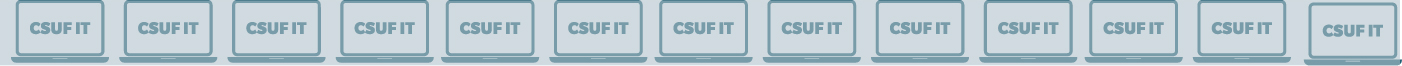 Laptop illustration with csuf it written inside