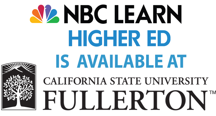 NBC Learn Higher Ed is Available at CSUF