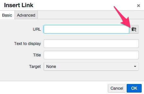 Adding a link