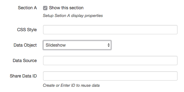 Datasource and CSS codes 