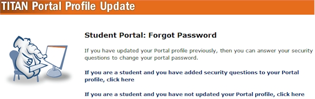 Forgot Password Recovery Page image