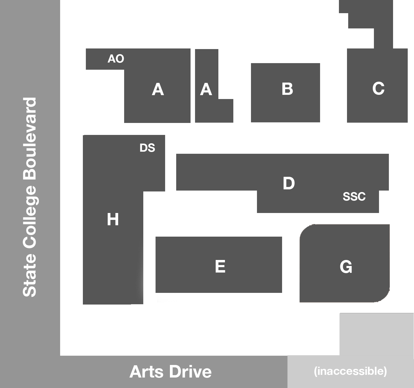 Art Department map