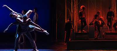 Theatre & Dance students in performance