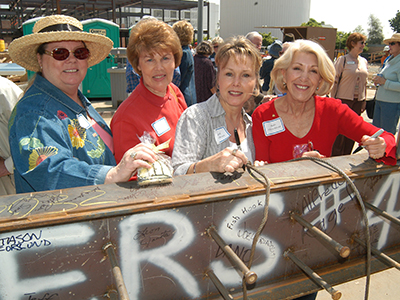 MAMM Alliance members at the beam raising for Clayes PAC