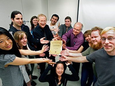 Dr. Rob Watson and piano students