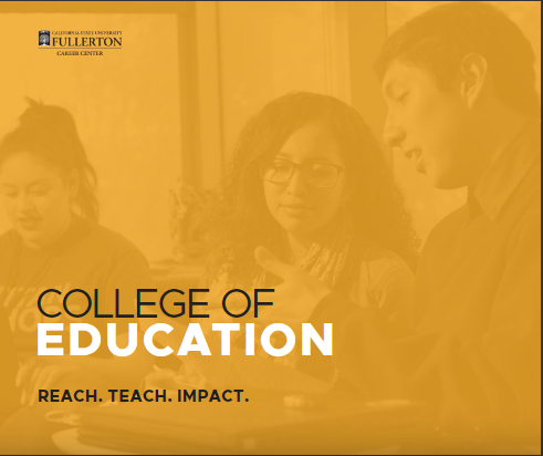 College of Education Brochure