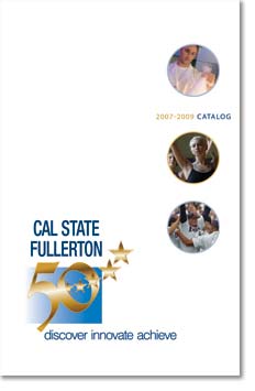 Cal State Fullerton Catalog Cover