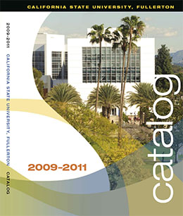 Cal State Fullerton Catalog Cover