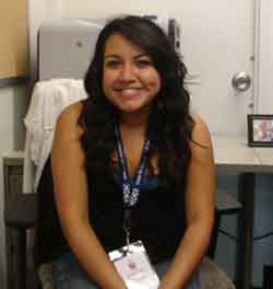 PIcture of Outstanding Student Leader Award recipient, Raquel A. Caceros