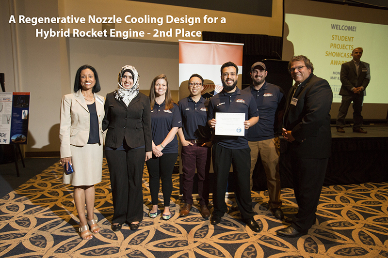 A Regenerative Nozzle Cooling Design for a Hybrid Rocket Engine - 2nd Place