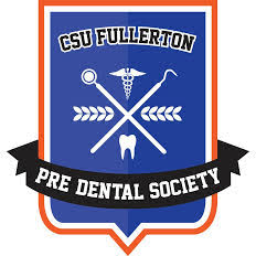 club logo blue background with dental tools