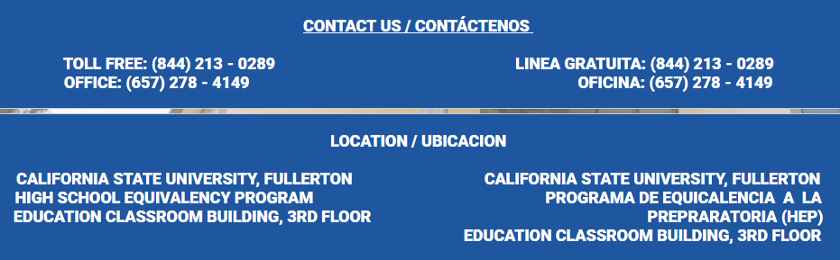 Contact Us and Location