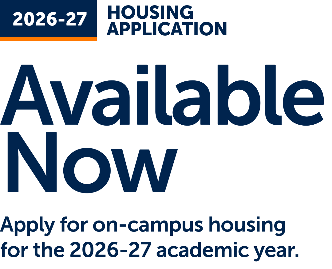 2026-2027 housing application available now