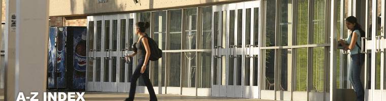 Students walking
