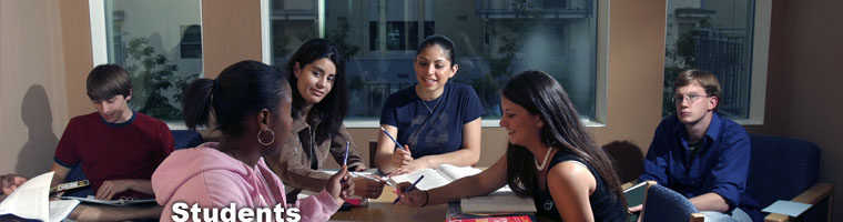 Students studying