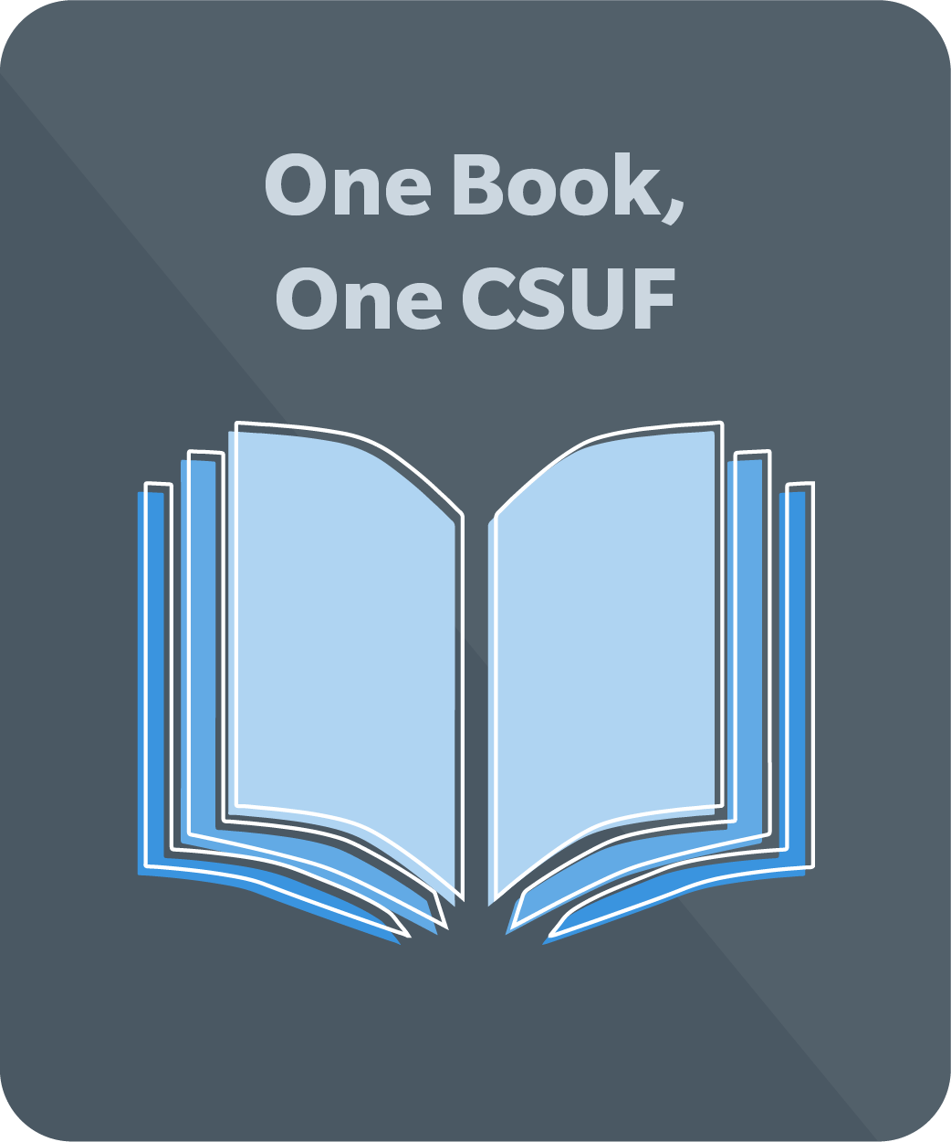One Book, One CSUF, Icon of a book
