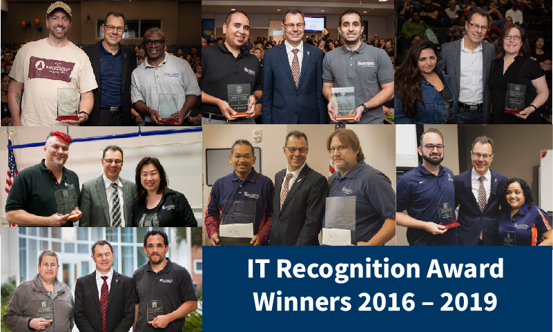 IT Recognition Award Winners 2016 - 2019