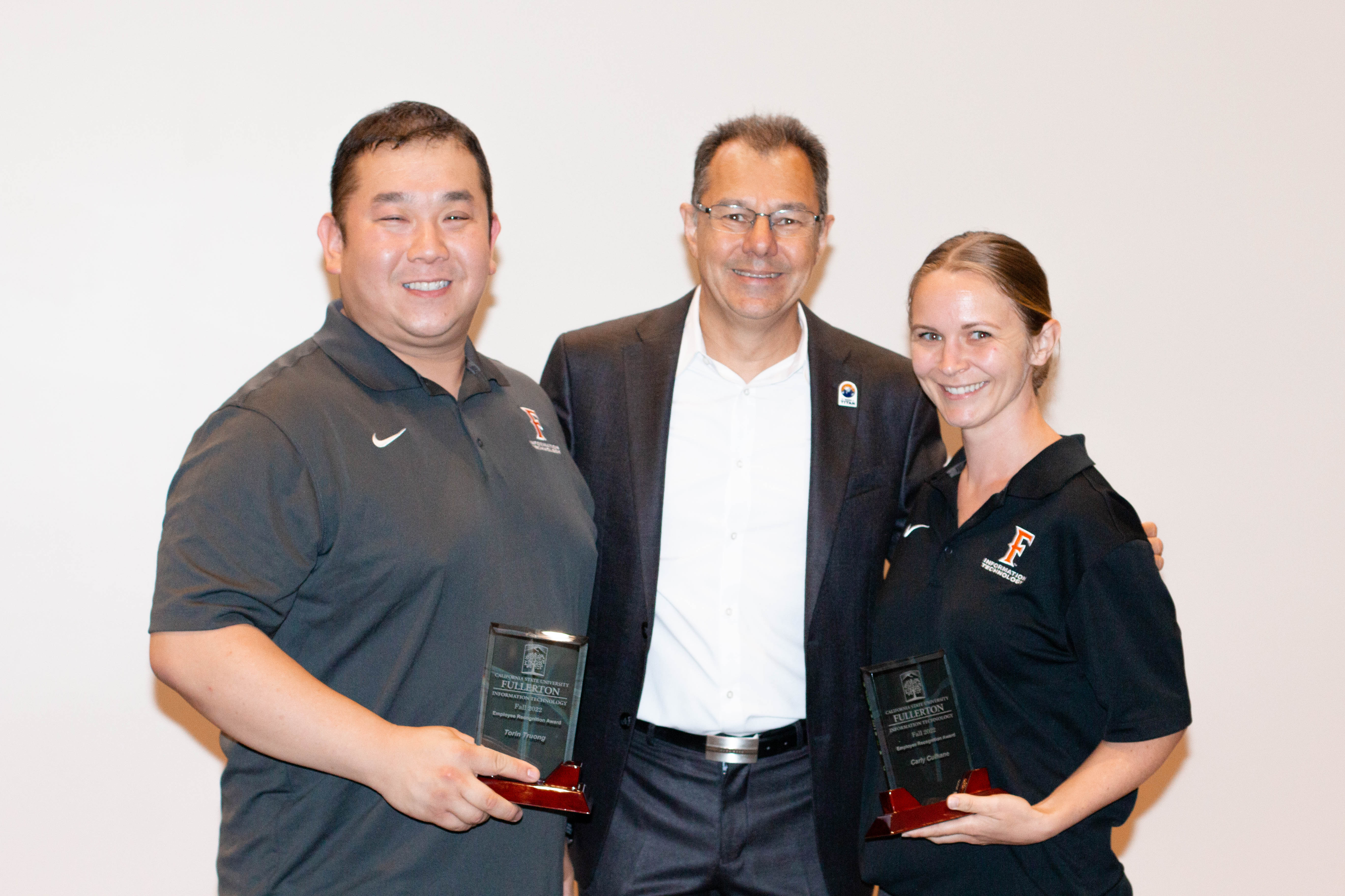 IT Award Winners Torin Truong and Carly Culhane