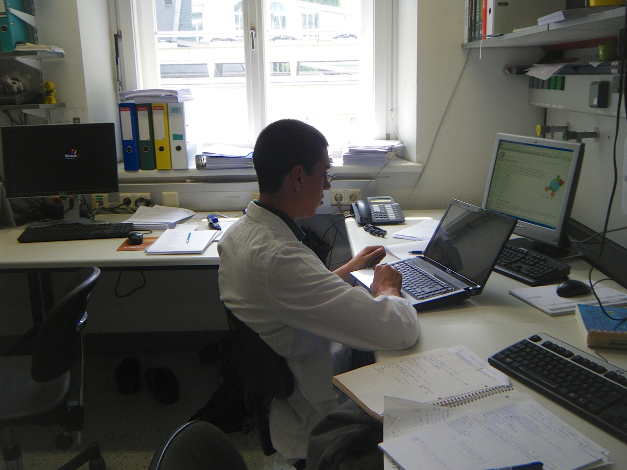 Student on a Computer