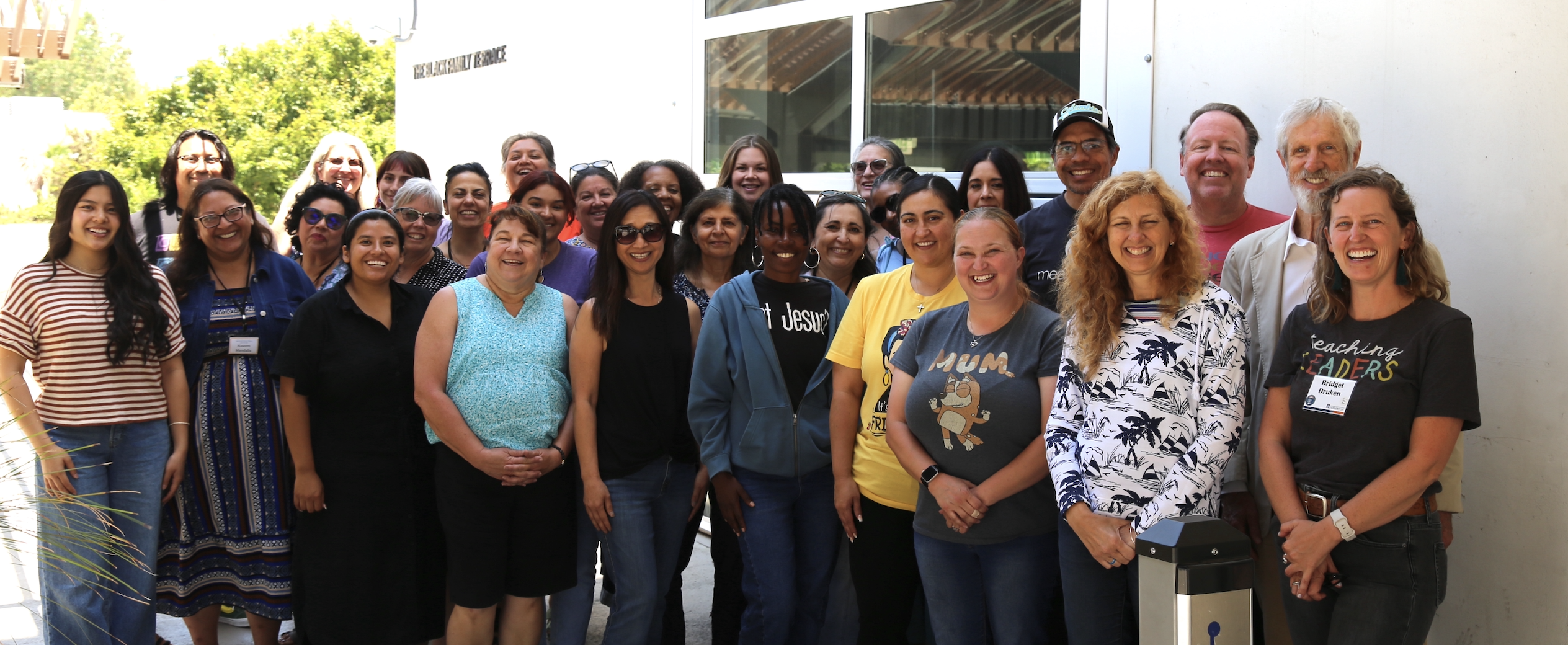 Teacher group photo from CMPF 2025.