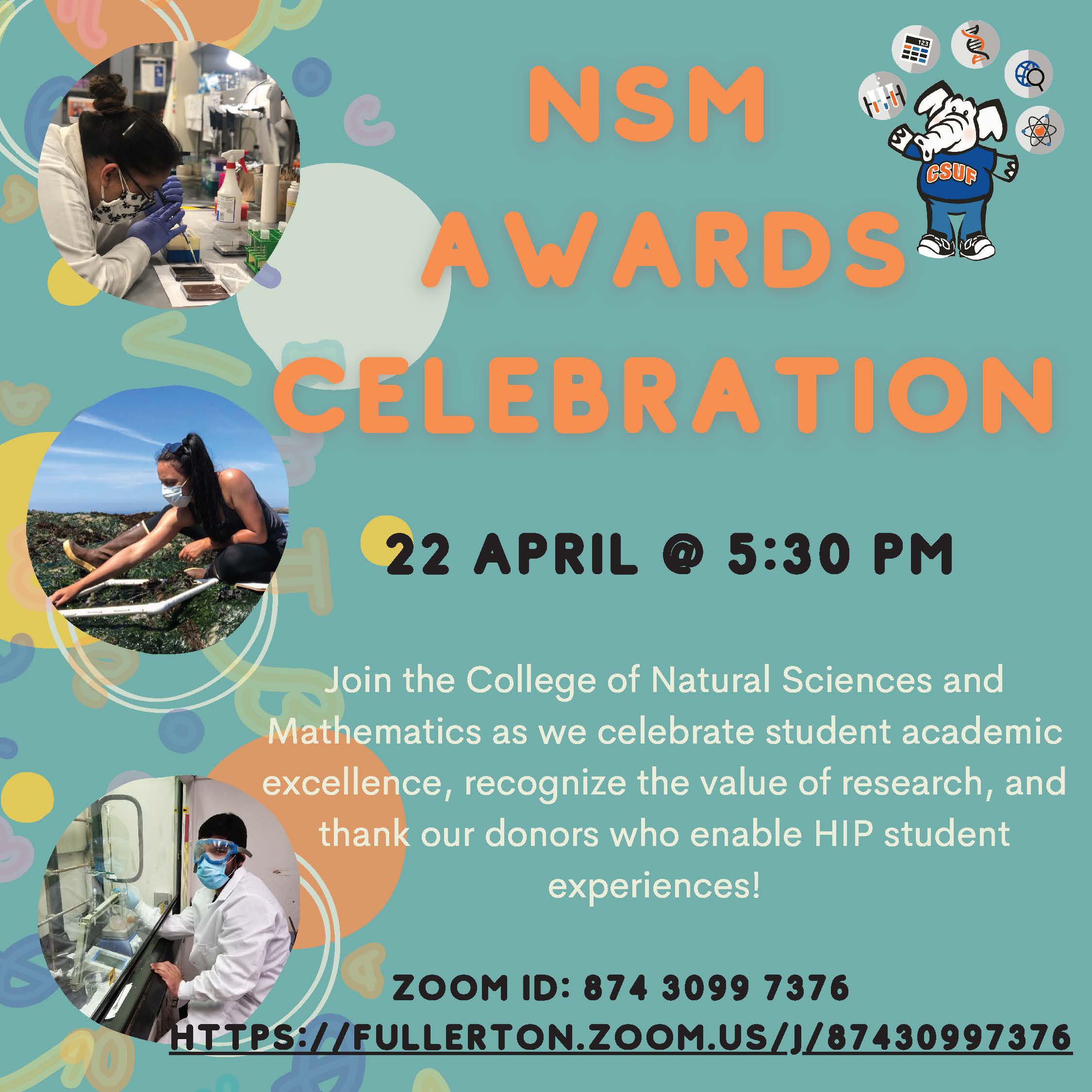 NSM Awards Celebration Flyer