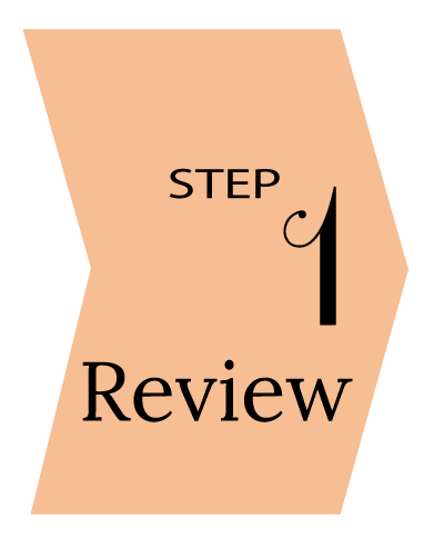 Step 1 Review button