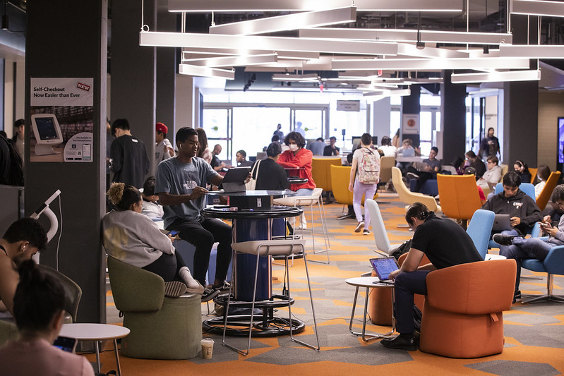 Students in Library