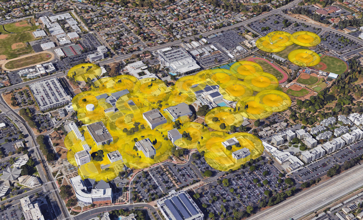 WIFI improvements ariel view