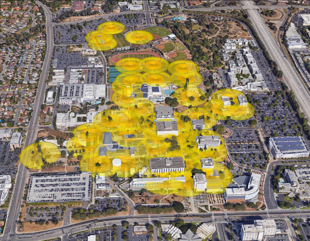  WIFI improvements ariel view