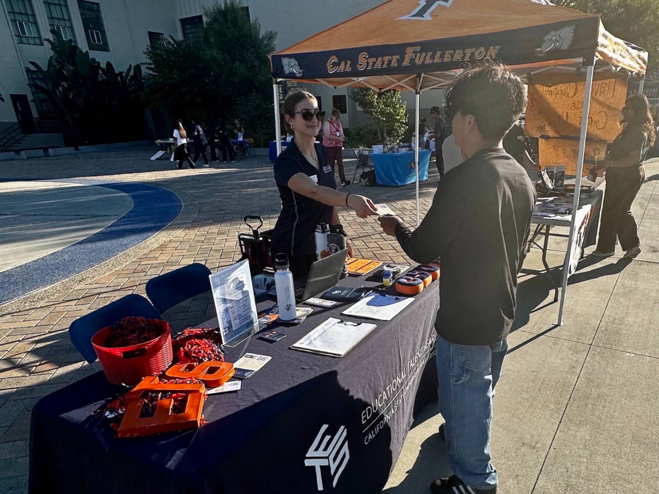coordinator handing student appication
