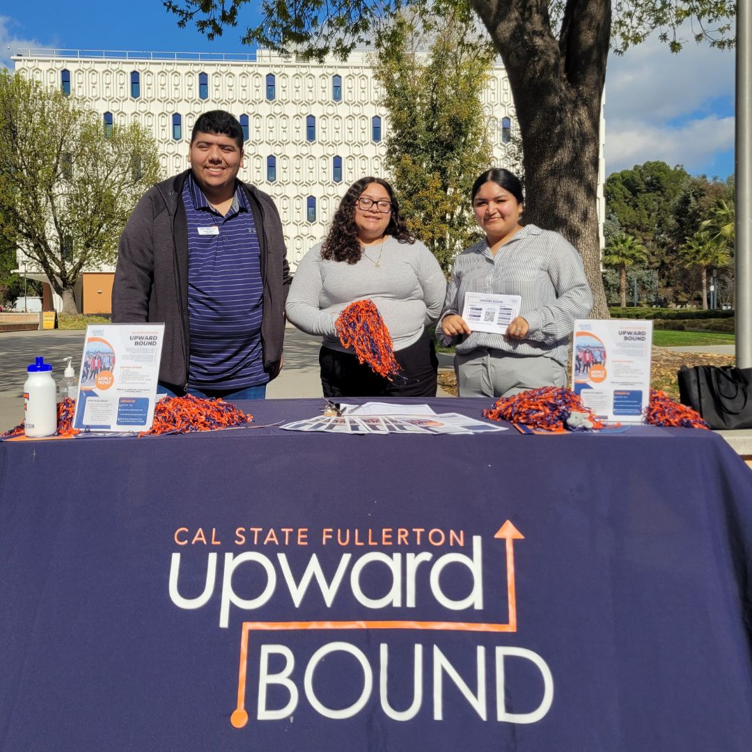 Staff at a ub tabling event