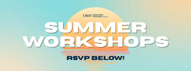 Summer 2026 Workshops Banner