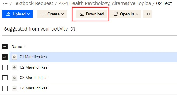 Cursor clicking Download on Dropbox page