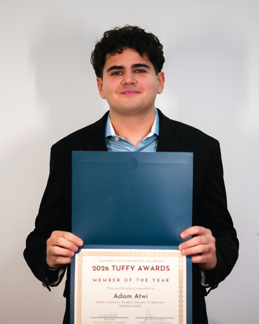 Member of the year winner