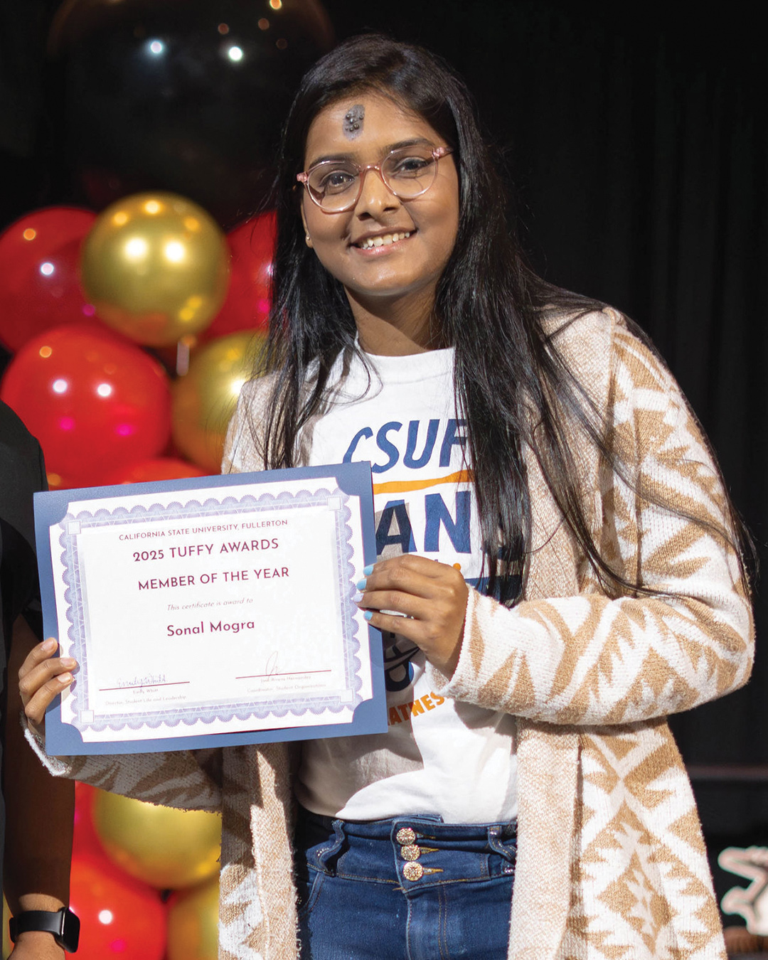 Member of the year winner