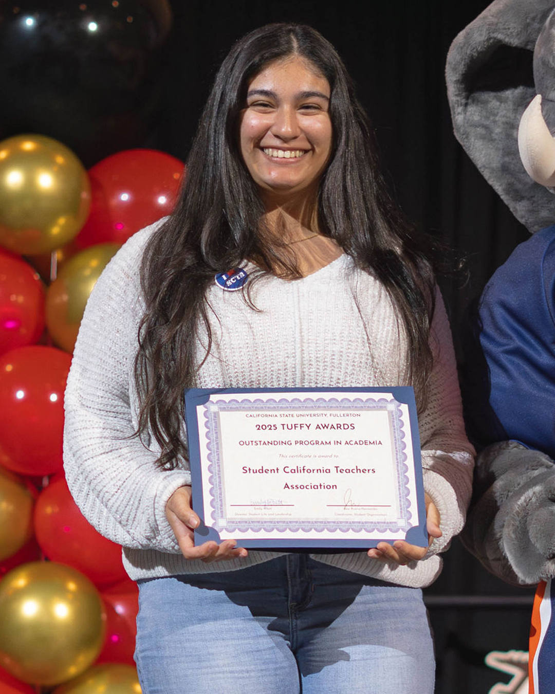 Student awarded Outstanding Program in Academia