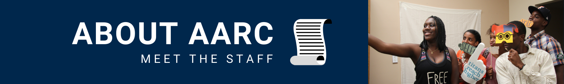 About AARC Meet the Staff banner