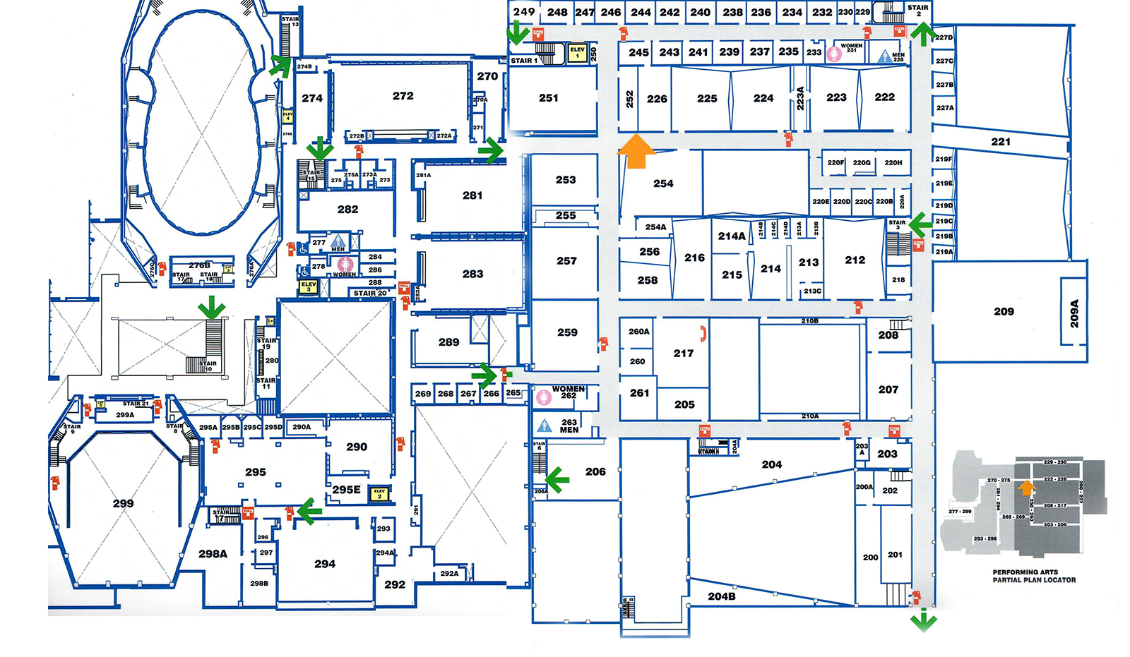 cpac 2nd floor map