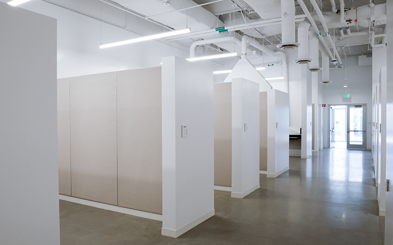 Building with open studios