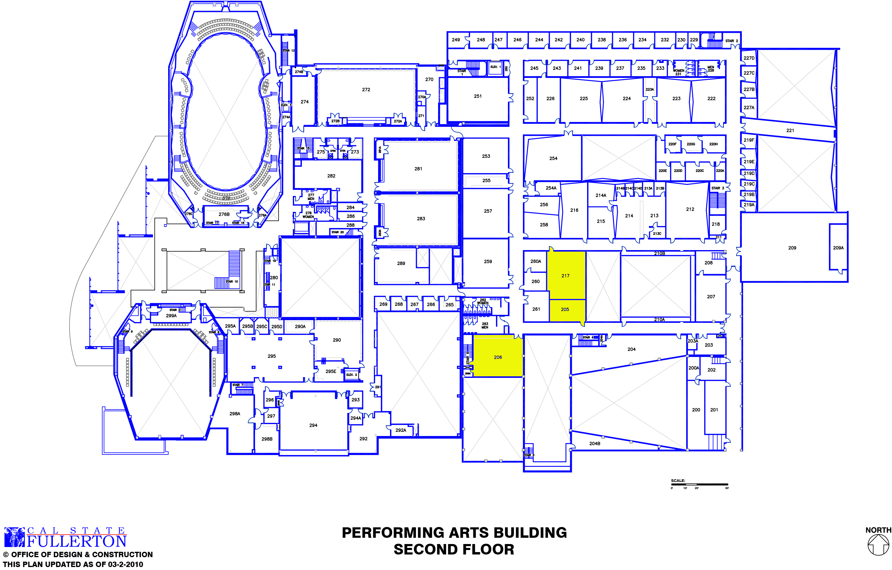 cpac 2nd floor map