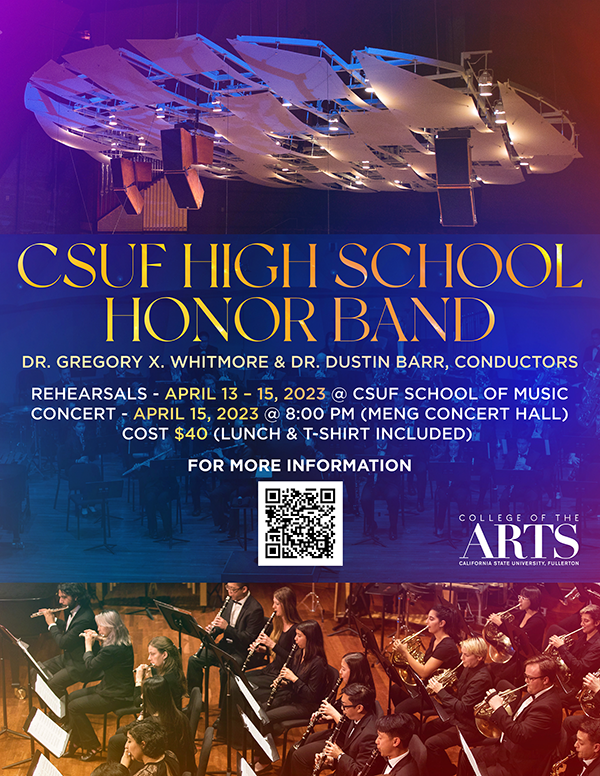 high school honor band flyer thumnail