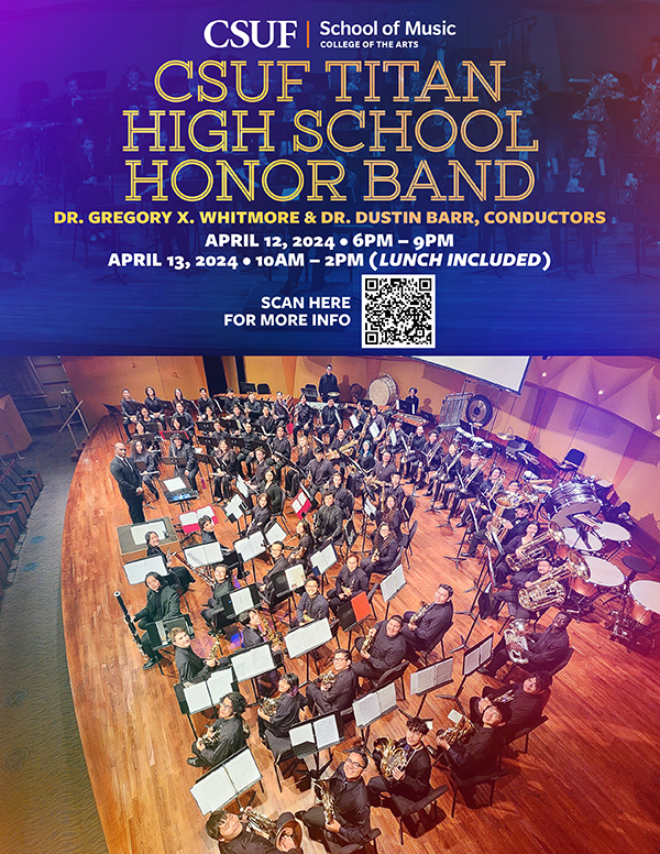 HS honor band flyer