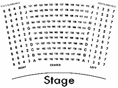 recital hall seating chart