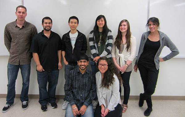 RCP Students 2011-2012 From left to right: (standing) Alex, Frank, Jeremy, Janise, Nicole, and Sofia; (sitting) Gurpreet, and Kat.