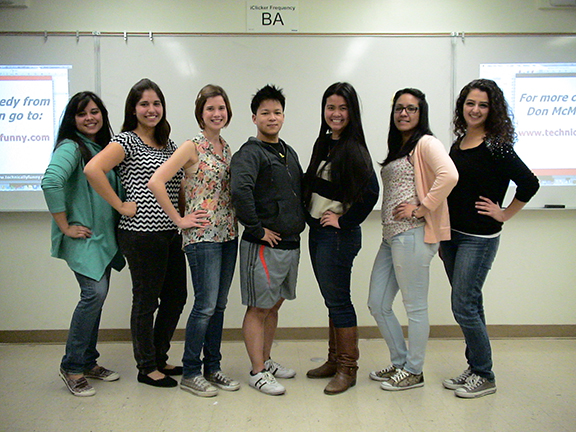RCP Students 2013-2014 From left to right: Jasmin, Carolina, Alyssa, Tan, Ashley, Catalina, and Brianna. (Not shown: Rebecca, Karen, and Joshua).