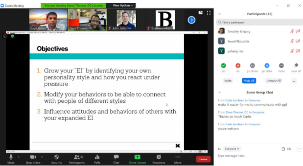Virtual Workshop: Emotional Intelligence Zoom Screenshot 2