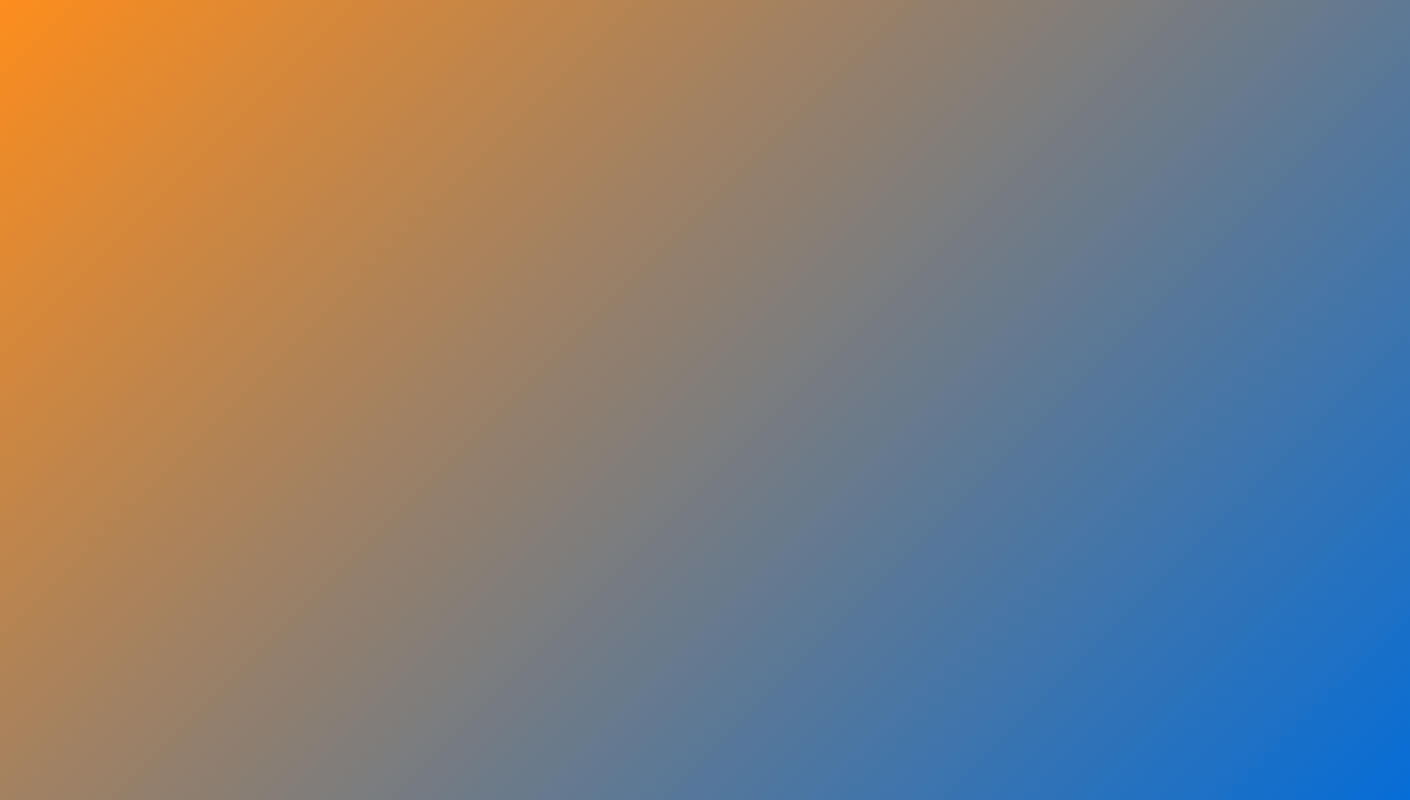 orange and blue gradient mix