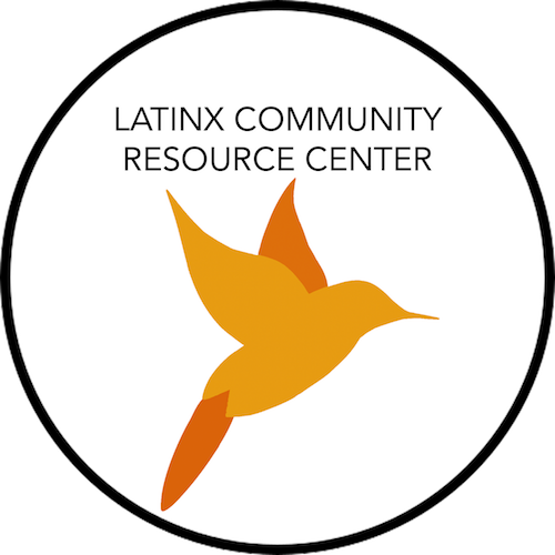 LCRC logo orange humming bird inside circle