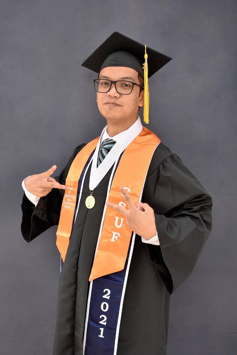 Joshua Maranan graduate